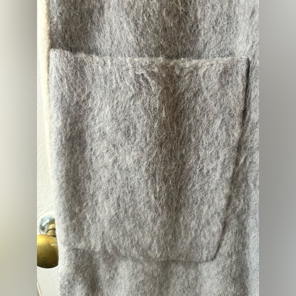 Anna Seravalli Grey/Tan Two-Tone Coat Vest - Picture 9 of 9